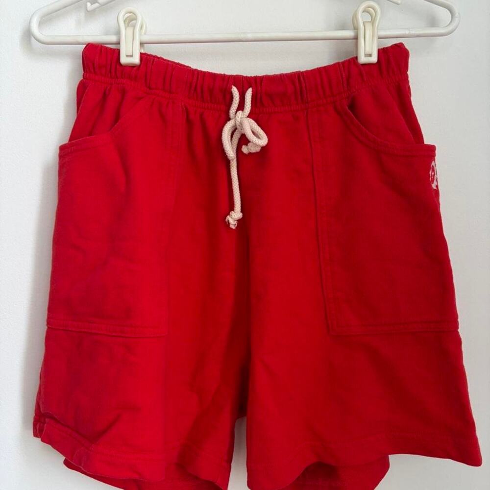 Big Bud Press Red Shorts with Drawstring Waist and Pockets!